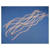 8 Rose Quartz 8mm Bead Strands 15' Each