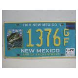 New Mexico Fish License Plate