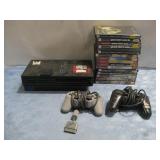 PS2 Caming Console W/Game Controllers See Info