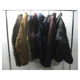 Eight Assorted Jackets & Vests Wrangler See Info