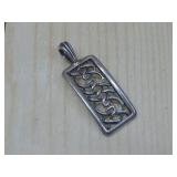Sterling Silver Celtic Shield Knot Charm Hallmark