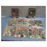 Seventeen Assorted Marvel & DC Comic Books