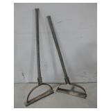 Two Vtg Swing Blades/Grass Whips