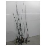 Assorted Fishing Poles W/Reels See Info