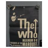 Vtg The Who Poster 15.5' x 22.25'