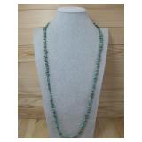Southwestern Turquoise Chip Necklace 36'