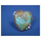 S.S. Vtg SW Hallmarked Multistone Ring 27.1g