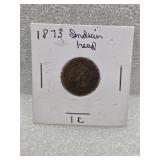 1873 Indian Head Cent