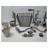 Vtg Meat Grinders & Attatchments