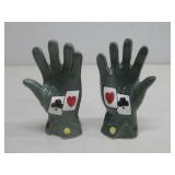 Vtg 'Magical Hands' Salt & Pepper Shakers