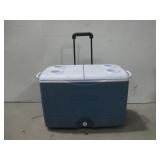 Rubermaid Double Lid Rolling Cooler