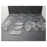 Vtg Imperial Glass Candlewick Dishes See Info