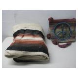 Mexican Style Blanket 85' x 55' See Info