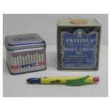 Vtg Ebay Pen, AAFES Anniversary Tin,Twinnings Tea