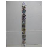 Twelve NASA Apollo Mission Emblems