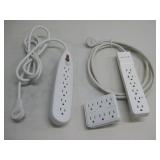 Two Belkin Surge Protectors & One Multi Outlet