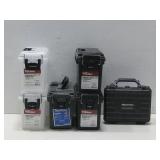 Six Ammo Boxes W/Apache Hard Case