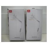 Two NIOB Globe Architect Desk Lamps