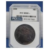 1889 PCI Graded Morgan Silver Dollar 90% Silver