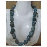 Sterling Silver N/A Turquoise Stone Necklace