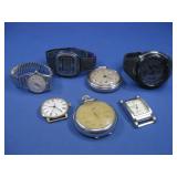 Seven Assorted Watches Timex,Shark & More See Info