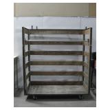Rolling Partially Enclosed Platform Cart See Info