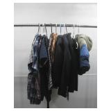Twelve Assorted Shirts/Coat Various Brands/Sizes