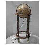 Vtg Globe Lamp 38.5' Tall