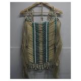 Native American Style Breast Plate W/Horse Hair