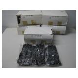Five Boxes NIP Black & Brown Gloves Sz S-M