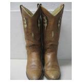 Vtg Tony Lama Cowboy Boots Size 6.5 See