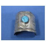 Sterling Silver Turq Navajo Ponytail Clip