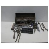 Assorted Hand Tools, Wrenches, Drill Bit, Pliers