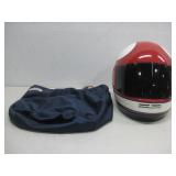 Signed Fred Merkel Arai Motorcycle Racing Helmet