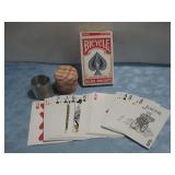Super Sized Playing Cards W/Vtg Style Slinky See