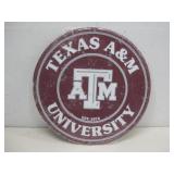 Texas A&M University Sign 12'
