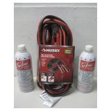 NIP Husky 12' 8 Gauge Booster Cables See Info