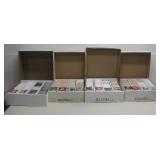 Four 4-Row Boxes Of MLB Baseball Cards
