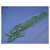 8 Malachite Chip Bead Strands 15' Each