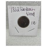 1862 Indian Head Cent