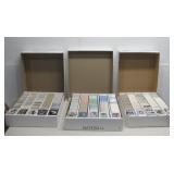 Three 5 Row Boxes Of Baseball Cards