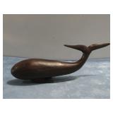 Wooden Whale 3.5' Tall