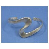 S.S Modernist Taxco Mexico Zigzag Bracelet