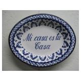 Mi Casa Es Tu Casa Hanging Plate