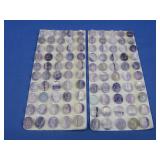 100 Fluorite Cabochons 8 x 10mm