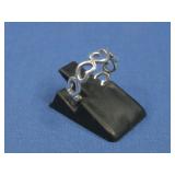 Sterling Silver Heart Band Ring