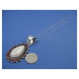 S.S. Vtg Navajo Bea Tom Hallmarked Necklace See