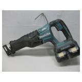 Makita XRJ06 Cordless Reciprocating Saw Powers On