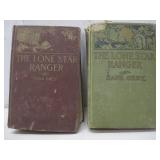 Two 1914 Zane Grey Books The Lone Star Ranger