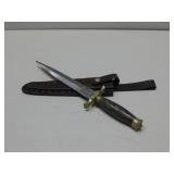 12' Dagger W/Leather Sheath